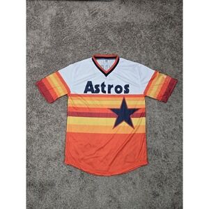 Houston Astros Yordan Alvarez #44 Rainbow Throwback Jersey XL‎ BDA Sports